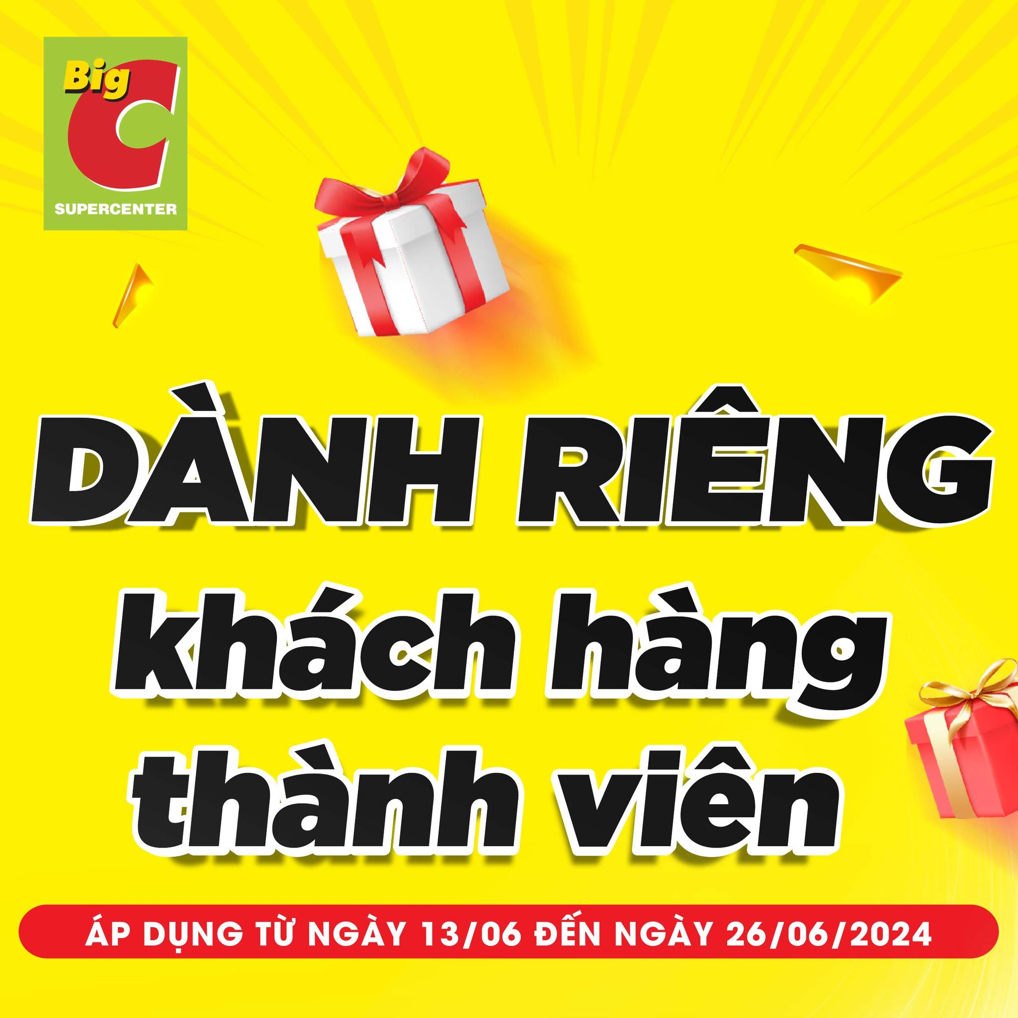 [🆕🇻🇳] Big C Vietnam ♥️️ Top1Index 📚   DEAL GÌ KHÓ BIG C ĐỀU CÓ
TẶNG NGAY DEAL HỜI DÀNH CHO THÀNH VIÊNDeal chồng Deal, Sale chồng Sale với loạt mặt hàng đến từ các thương hiệu lớn, thực phẩm  , shares-0✔️ , likes-123❤️️ , date-2024-06-23 05:00:03🇻🇳🇻🇳🇻🇳📰🆕