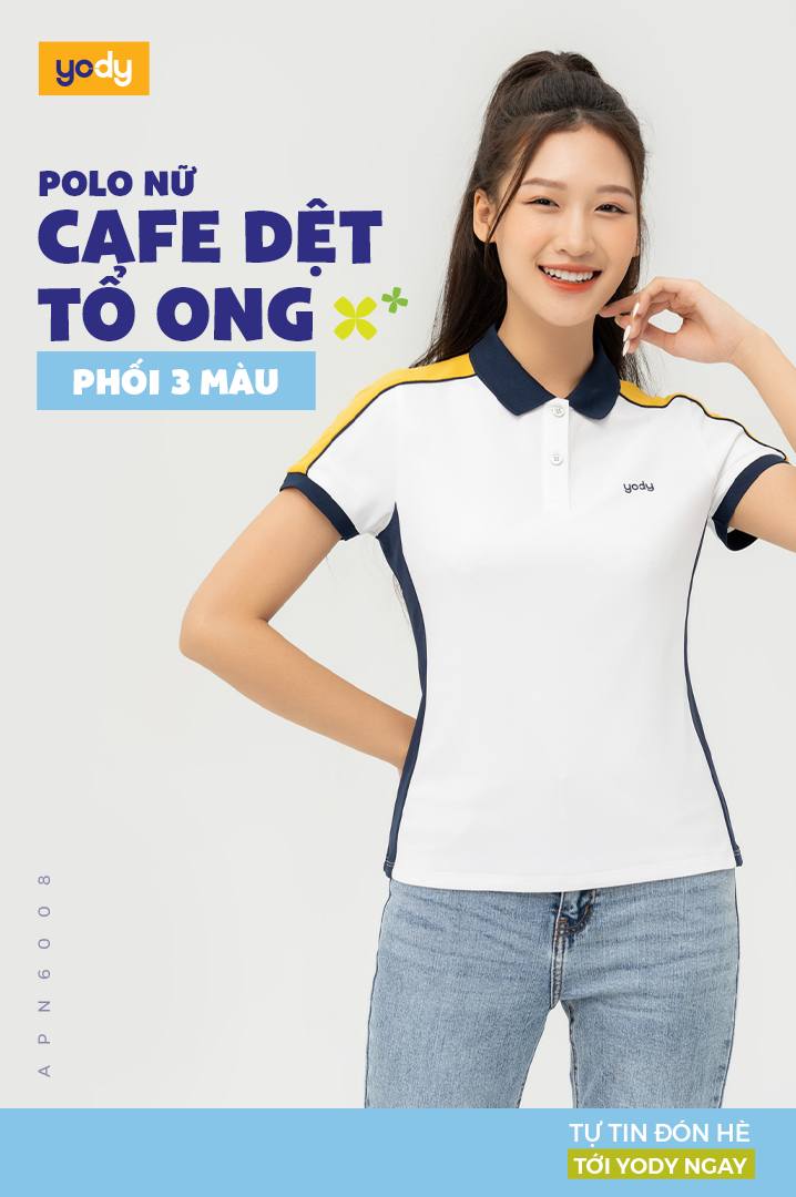 [👗🇻🇳] Yody – Thời trang thiết kế Việt, năng động, giúp khách hàng trẻ trung hơn mỗi ngày 👕 Top1Fashion 👗 – POLO CAFE DỆT TỔ ONG 

Phối màu trẻ trung – Nâng tầm phong cách

💕 Mẫu Polo từn …