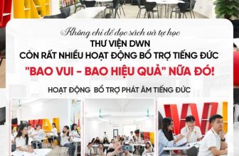 Lớp Học Bổ Trợ Tiếng Đức Tại Thư Viện DWN  [👨‍🎓🇻🇳] dwn.com.vn