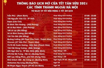 [☕️🇻🇳] AHA Cafe 🥤 Top1Coffee ☕️ -Aha Cafe cập nhật thông tin Lịch mở cửa Tết Âm Lịch Tân Sửu của các cửa hàng tại các Thành Phố khác ngoài Hà Nội.
Hotline:0965 , shares-1✔️ , likes-20❤️️ , date-2021-02-09 18:00:49🇻🇳🇻🇳🇻🇳📰🆕