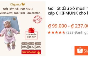 [🆕🇻🇳] Chipmunk Baby – Thương hiệu Việt Nam chuyên sản xuất và thương mại sản phẩm cho bé sơ sinh 🧑‍🧒❤️️👶⭐️ Gối lót đầu xô muslin cao cấp CHIPMUNK cho bé sơ sinh, thấm mồ hôi trộm, không gây kích ứng da – KT 28x43cm cao 1cm | Shopee Việt Nam , shares-1✔️ , likes-4❤️️ , date-2024-06-05 13:41:26🇻🇳🇻🇳🇻🇳📰🆕
