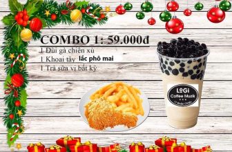 [☕️🇻🇳] LOGI Coffee & Tea 🥤 Top1Coffee ☕️  Ding Ding Dong, Noel’s comming
Đón kỳ nghỉ giáng sinh cùng Logi nhiều COMBO ƯU ĐÃI!
CB1 (1 đùi gà + khoai lắc phô mai + 1 trà  , shares-4✔️ , likes-66❤️️ , date-2018-12-16 03:07:13🇻🇳🇻🇳🇻🇳📰🆕