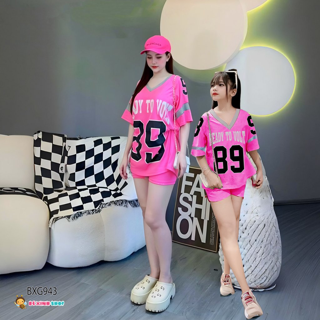 [🛒🇻🇳]Bộ áo cổ tim quần thun legging thể thao 89 dễ thương cho Mẹ & Bé Gái BXG943 – Bé Xinh Shop , SKU – BXG943-1 – bexinhshop.vn 🇻🇳🛒Top1Shop🛒 🇻🇳Top1Vietnam🇻🇳 🛍🛒🇻🇳