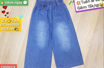 [🆕🇻🇳] Top1Order_Sỉ_Vkids 🛒 ❤️️⭐️ HOTT…SALE TƯNG BỪNG
TUẦN LỄ VÀNG GIÁ GIẢM SÂU 15k/spChớp nhanh cơ hội
22HQ0379-A Quần jean giấy lửng cạp chun thoải mái ,xinh  , shares-0✔️ , likes-0❤️️ , date-2022-07-12 13:55:39🇻🇳🇻🇳🇻🇳📰🆕