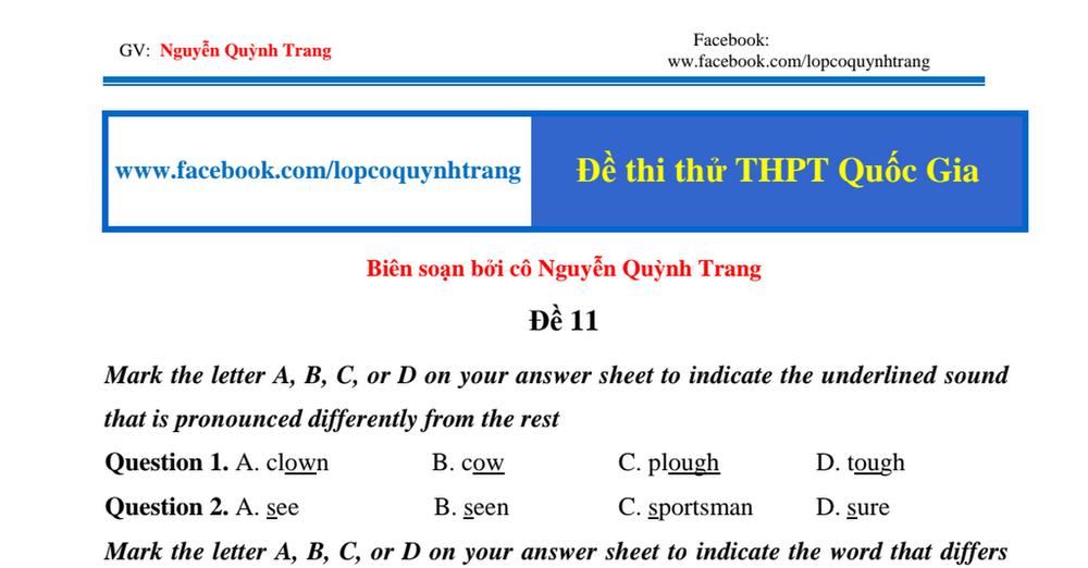 [🆕🇻🇳] Ngân hàng bài tập tiếng Anh theo chuyên đề 📚 Top1Learn 📕 thi thử 11 f.pdf , shares-388✔️ , likes-293❤️️ , date-2020-02-08 12:37:42🇻🇳🇻🇳🇻🇳📰🆕