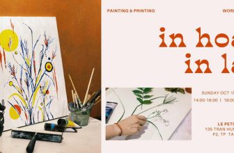 [☕️🇻🇳] Le Petit Cafe’ 🥤 Top1Coffee ☕️ PAINTING & PRINTING WORKSHOP 10/2023
IN HOA – IN LÁLấy cảm hứng từ những bụi hoa cỏ dại trong một con hẻm nhỏ, Workshop IN HO , shares-5✔️ , likes-21❤️️ , date-2023-10-05 07:02:39🇻🇳🇻🇳🇻🇳📰🆕