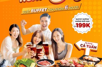 [🆕🇻🇳] Yaki Yaki Yo – Buffet băng chuyền nướng 🍔 Top1Food 🍜  NƯỚNG THỎA THUÊ – ƯU ĐÃI CỰC MÊ
MIỄN PHÍ 1 SUẤT BUFFET CHO NHÓM 6 NGƯỜIMột chiếc ưu đãi siêuuuu Mlem Mlem
Cơ hội gắn kết tình động đội khi chúng ta cầ , shares-12✔️ , likes-366❤️️ , date-2024-01-18 16:08:05🇻🇳🇻🇳🇻🇳📰🆕