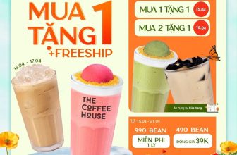 [☕️🇻🇳] The Coffee House Việt Nam 🥤 Top1Coffee ☕️ TIẾP MOOD NGỌT NGÀO, NHÀ KHAO DEAL MUA 1 TẶNG 1Đón tuần mới mood lên phơi phới, Nhà khao loạt deal ngọt ngào dành cho dòng sản phẩm Trà Sữa & Trà Sữa Cl , shares-4✔️ , likes-1K❤️️ , date-2024-04-14 01:00:28🇻🇳🇻🇳🇻🇳📰🆕