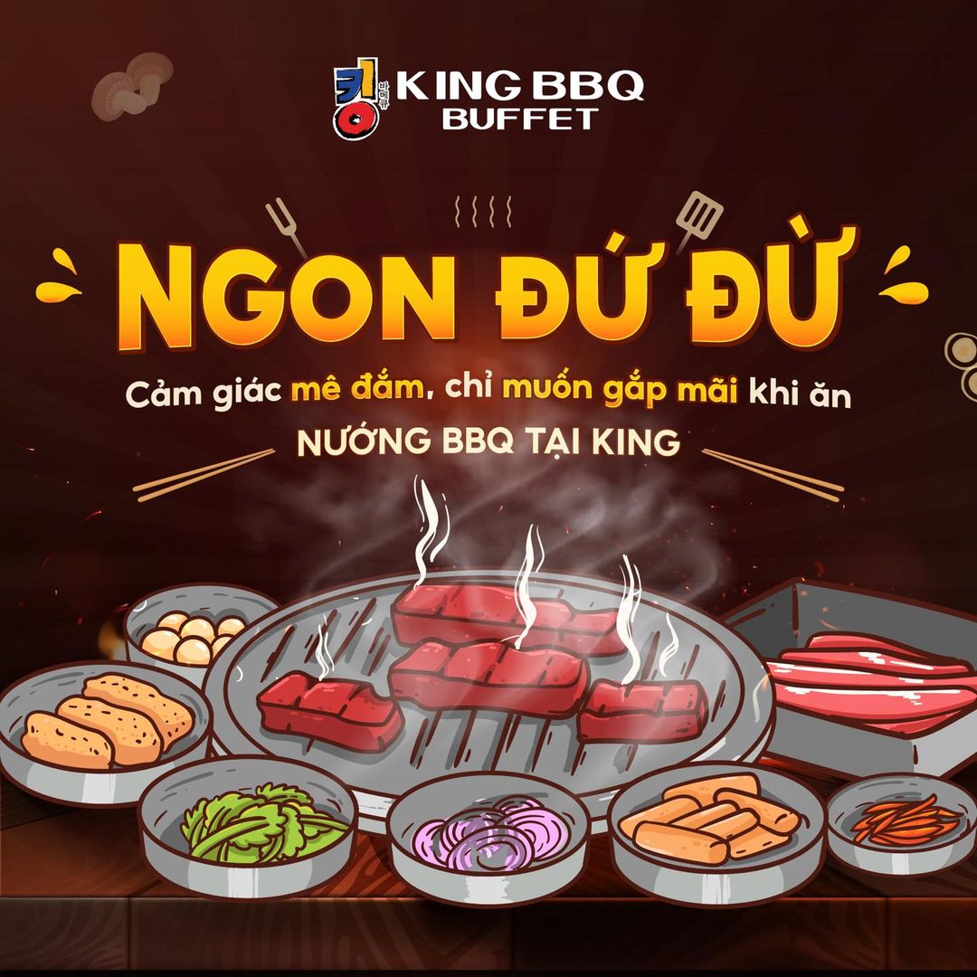 [🆕🇻🇳] King BBQ – Vietnam – Vua Nướng Hàn Quốc 🍔 Top1Food 🍜  Nghe đồn mấy ní thích cảm giác thưởng thức đồ ăn ngon không lối thoát

 Để đó Nhà King lo, vì một khi đã chill tiệc Grill rồi, là không thoát ra được đâu. , shares-0✔️ , likes-15❤️️ , date-2024-04-07 00:07:48🇻🇳🇻🇳🇻🇳📰🆕