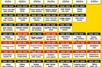 [🆕🇻🇳] Army Fitness & Yoga – Trung tâm thể dục thể thao cao cấp 🏋️ Top1Gym 💪  LỊCH TẬP TUẦN
Trung tâm xin gửi quý hội viên lịch tập tuần mới.
Thời gian : Từ 01/04 đến 07/04/2024
—
Army Fitness & Yoga trân trọng thông báo và kín , shares-0✔️ , likes-4❤️️ , date-2024-03-30 22:19:10🇻🇳🇻🇳🇻🇳📰🆕