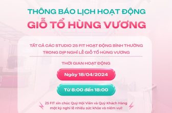 [🆕🇻🇳] 25 FIT hệ thống phòng tập công nghệ EMS Training ⛹️‍♂️ THÔNG BÁO LỊCH HOẠT ĐỘNG GIỖ TỔ HÙNG VƯƠNGDù ai đi ngược về xuôi, nhớ ngày giỗ Tổ mùng 10 tháng Ba, tại các phòng tập 25 FIT vẫn hoạt động bình thường  , shares-1✔️ , likes-15❤️️ , date-2024-04-15 20:57:53🇻🇳🇻🇳🇻🇳📰🆕