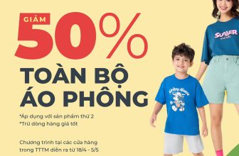 [🆕🇻🇳] Canifa – Khoác lên niềm vui gia đình Việt👕 Top1Fashion 👗  “ẴM” DEAL ĐỈNH – RINH ĐỒ CHẤT CHO CẢ GIA ĐÌNHGIẢM NGAY 50% cho TOÀN BỘ SẢN PHẨM ÁO PHÔNG áp dụng với sản phẩm thứ 2
GIẢM tới 50% hàng ngàn sản phẩm ch , shares-8✔️ , likes-42K❤️️ , date-2024-04-17 14:57:51🇻🇳🇻🇳🇻🇳📰🆕
