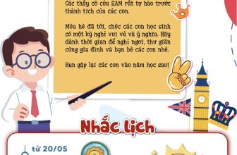 [🆕🇻🇳] Học Tiếng Anh cùng SAM – chuyên luyện thi môn Tiếng Anh Cấp 1,2,3 & IELTS tại Hà Nội 📚 Top1Learn 📕  NGHỈ HÈ VUI VẺ – HẸN GẶP LẠI TRONG NĂM HỌC MỚI
———————
Khởi động sớm để CHIẾM ƯU THẾ trong năm học mới cùng SAM:
———————
, shares-0✔️ , likes-18❤️️ , date-2024-05-20 15:00:16🇻🇳🇻🇳🇻🇳📰🆕