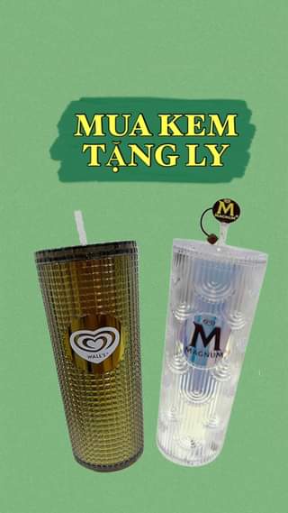 Mua 3 cây kem Magnum/Cheesy bar được tặng 1 ly magnum/wall siêu xinh, áp dụng từ ngày 07/06 - 11/06 tại siêu thị Bách Hóa XANH #bhx #bachhoaxanh #KEM
