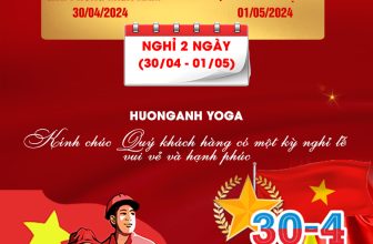 [🆕🇻🇳] Hương Anh Fitness & Yoga 🧘 Top1Yoga 🧘  THÔNG BÁO NGHỈ LỄHọc viện Yoga Hương Anh xin thông báo sẽ nghỉ lễ trong 2 ngày: 30/04 và 1/5Hoạt động trở lại bình thường vào ngày 02/05Chúng tôi , shares-1✔️ , likes-15❤️️ , date-2024-04-24 21:16:44🇻🇳🇻🇳🇻🇳📰🆕