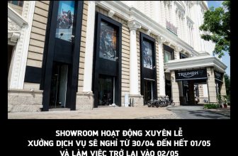 [🆕🇻🇳] Triumph Vietnam – Nhà phân phối các dòng xe Triumph Motorcycles tại Việt Nam 🚗 Top1Go 🏍️  Thông báo lịch làm việc nhân dịp lễ 30/04 và 01/05 của showroom Triumph Motorcycles.Cùng chào đón những ngày lễ trọng đại sắp đến, Triumph Motorcycles Vi , shares-0✔️ , likes-9❤️️ , date-2024-04-24 17:00:13🇻🇳🇻🇳🇻🇳📰🆕