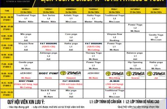 [🆕🇻🇳] Igym Fitness & Yoga 🧘 Top1Yoga 🤸🏻‍♀️ — LỊCH TẬP TUẦN MỚI —
IGYM FITNESS & YOGA xin gửi tới quý hội viên lịch tập các lớp GX & Yoga tuần mới (22/04/2024 – 28/04/2024)
Kính chúc quý hội viên c , shares-3✔️ , likes-0❤️️ , date-2024-04-20 09:36:39🇻🇳🇻🇳🇻🇳📰🆕