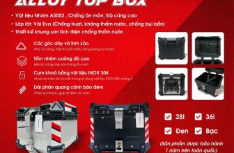 [🆕🇻🇳] X1R VIET NAM  – PHỤ TÙNG XE MÁY NHẬP KHẨU CHÍNH HÃNG 🚗 Top1Go 🏍️  Sản phẩm mới đã về hàng:Dành cho các bạn yêu phượt TouringALLOY TOPBOXThương hiệu: X1R
Dung tích: 28L – 36L
Màu sắc: Đen – Bạc , shares-0✔️ , likes-17❤️️ , date-2024-04-24 22:06:28🇻🇳🇻🇳🇻🇳📰🆕