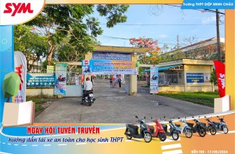 [🆕🇻🇳] SYM Vietnam 🚗 Top1Go 🏍️  Hoạt động “Hướng dẫn lái xe an toàn“ tại Trường THPT Diệp Minh Châu , Bến Tre, ngày 17/05/2024.
#lãieantoan2024
, shares-2✔️ , likes-54❤️️ , date-2024-05-17 01:13:38🇻🇳🇻🇳🇻🇳📰🆕