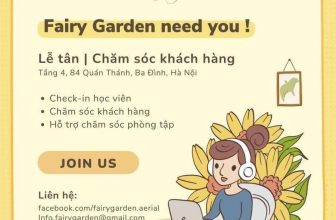 [🆕🇻🇳] Fairy Garden – Aerial & Yoga 🧘 Top1Yoga 🤸🏻‍♀️ 𝐅𝐀𝐈𝐑𝐘 𝐆𝐀𝐑𝐃𝐄𝐍 𝐓𝐔𝐘𝐄̂̉𝐍 𝐋𝐄̂̃ 𝐓𝐀̂𝐍
Để phục vụ cho hoạt động thường xuyên của phòng tập, Fairy Garden cần tuyển một tiên chăm sóc. Mời các bạn gia nhập với ch , shares-8✔️ , likes-45❤️️ , date-2024-05-01 13:39:39🇻🇳🇻🇳🇻🇳📰🆕