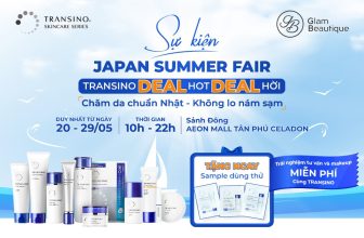[🆕🇻🇳] Glam Beautique – Chuỗi cửa hàng Chăm sóc sức khỏe và sắc đẹp thuộc AEON Việt Nam 💅💇 Top1Makeup 💕👄  [JAPAN SUMMER FAIR] CHĂM DA CHUẨN NHẬT – KHÔNG LO NÁM SẠM CÙNG TRANSINOLễ hội mùa hè Nhật Bản là một sự kiện siêu hot chỉ diễn ra từ ngày 20/05-29/05 vớ , shares-3✔️ , likes-17❤️️ , date-2024-05-21 23:00:22🇻🇳🇻🇳🇻🇳📰🆕