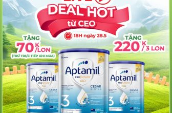 [🆕🇻🇳]  Con Cưng – Mang đến những sản phẩm tốt nhất cho trẻ em Việt Nam 😎❤️️⭐️  APTAMIL KID TUNG DEAL HOT TỪ CEO – TẶNG ĐẾN #220K
Duy nhất trong Megalive lúc 18H ngày 28.5, đặt hẹn chốt đơn ngay kẻo lỡ Ba Mẹ ơi!Tặng ngay 70K trừ t , shares-5✔️ , likes-175❤️️ , date-2024-05-26 22:00:10🇻🇳🇻🇳🇻🇳📰🆕