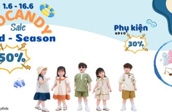 [🆕🇻🇳]  Cocandy – Thời trang trẻ em thiết kế COCAND 😎❤️️⭐️  MID – SEASON SALE at Cocandy
ALL SALE – SALE ALL toàn bộ cửa hàng
Thời gian: 1.6 – 16.6Đã không SALE thì thôi, SALE là chơi lớn, các mẹ nhanh ghé cử , shares-0✔️ , likes-1❤️️ , date-2024-05-31 14:20:05🇻🇳🇻🇳🇻🇳📰🆕