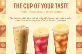 [☕️🇻🇳] Starbucks Vietnam 🥤 Top1Coffee ☕️ CHỈ CẦN BẠN THÍCH, STARBUCKS CHIỀU NGAY!​Các thành viên Starbucks® Rewards ơi, mời bạn ưu đãi Free Up-size 3 món nước đặc biệt dành cho mùa hè này:​Dol , shares-6✔️ , likes-343❤️️ , date-2024-05-16 01:00:27🇻🇳🇻🇳🇻🇳📰🆕