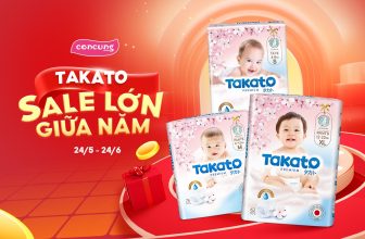 [🆕🇻🇳]  Con Cưng – Mang đến những sản phẩm tốt nhất cho trẻ em Việt Nam 😎❤️️⭐️ TÃ NHẬT TAKATO SALE LỚN GIỮA NĂM
Giá dùng thử:
Tã quần GIẢM #26K & tặng 1 gói khăn ướt Animo – Chỉ còn 319K/gói
Tã dán GIẢM #20K & tặng 1 gói khăn ướt An , shares-1✔️ , likes-183❤️️ , date-2024-05-27 00:30:04🇻🇳🇻🇳🇻🇳📰🆕