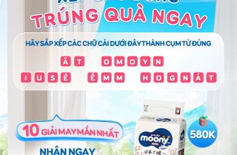 [🆕🇻🇳] Lazada là trang mua sắm trực tuyến uy tín hàng đầu tại Việt Nam ♥️️ Top1Index 📚  [MINIGAME] XẾP CHỮ ĐÚNG – TRÚNG QUÀ NGAYCùng Moony tham gia minigame xếp chữ và rinh ngay những phần quà siêu giá trị cho bé yêu nhà mình chỉ với 3 bước , shares-2238✔️ , likes-29K❤️️ , date-2024-06-04 15:53:12🇻🇳🇻🇳🇻🇳📰🆕