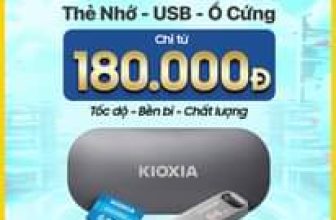 [🆕🇻🇳] The Gioi Di Dong Joint Stock Company ♥️️ Top1Index 📚  Thiết bị lưu trữ Kioxia – Thẻ nhớ, Usb, Ổ cứng (Logo Kioxia)
Thẻ nhớ 64Gb mua kèm Camera giá chỉ từ 180.000đ  Tốc độ – Bền bỉ – Chất lượng
Giá chỉ từ 180 , shares-1✔️ , likes-40❤️️ , date-2024-06-10 08:00:26🇻🇳🇻🇳🇻🇳📰🆕