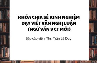 [🆕🇻🇳] BLOG CHUYÊN VĂN – Góp phần kiến tạo giờ văn hạnh phúc 📚 Top1Learn 📕 [CẬP NHẬT: Số lượng học viên đã đạt full, ban tổ chức xin phép được chốt danh sách và khoá link đăng kí. Xin cảm ơn quý thầy cô]Thông tin về khoá chia sẻ , shares-65✔️ , likes-379❤️️ , date-2024-06-30 23:10:08🇻🇳🇻🇳🇻🇳📰🆕