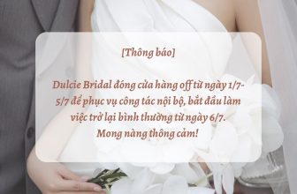 [🆕🇻🇳] Dulcie Bridal – Cửa hàng váy cưới 🤵🏻 Top1Wedding 👰🏻  [𝐓𝐡𝐨̂𝐧𝐠 𝐛𝐚́𝐨]
Dulcie Bridal xin phép đóng cửa hàng off từ ngày 1/7-5/7 để phục vụ công tác nội bộ, bắt đầu làm việc trở lại bình thường từ ngày 6/7.Nếu c , shares-0✔️ , likes-6❤️️ , date-2024-06-29 15:00:54🇻🇳🇻🇳🇻🇳📰🆕