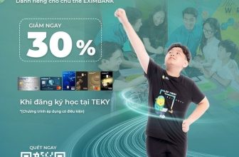 [🆕🇻🇳] Eximbank Vietnam ♥️️📚  HỌC CÔNG NGHỆ – NHẬN  DEAL MÊCó thẻ Eximbank, không lo về giá tại Teky:
Giảm ngay 30% tổng hóa đơn thanh toán, áp dụng cho các khóa học chuyên sâu của  , shares-0✔️ , likes-22❤️️ , date-2024-06-28 20:19:27🇻🇳🇻🇳🇻🇳📰🆕