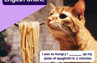 [🆕🇻🇳] British Council Vietnam English 📚 Top1Learn 📕 Who’s hungry? How do you describe eating very quickly? Is it
a) Gobble,
b) Cobble, or
c) Hobble?
Enhance your English skills with the world’s English e , shares-0✔️ , likes-10❤️️ , date-2024-06-27 01:00:15🇻🇳🇻🇳🇻🇳📰🆕