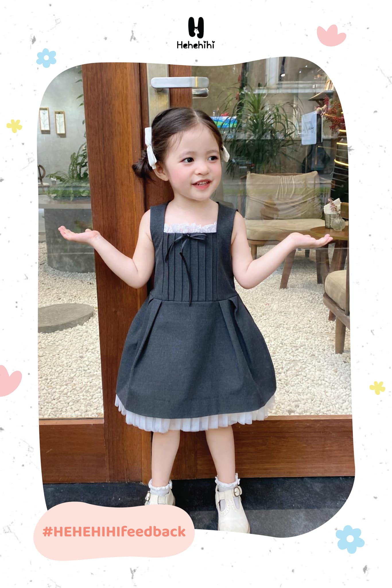 [🆕🇻🇳] HEHEHIHI – Cửa hàng nhỏ bán quần áo 🧑‍🧒❤️️👶⭐️ 𝐅𝐞𝐞𝐝𝐛𝐚𝐜𝐤 | 𝐇𝐄𝐇𝐈 𝐰𝐢𝐭𝐡 𝐛𝐞́ 𝐲𝐞̂𝐮 

Làm mới tủ đồ của bé với gam màu xám chì siêu nịnh da, diện lên nhẹ nhàng xinh xắn rất thơ luôn. Váy có độ bồng xinh xỉu, v , shares-2✔️ , likes-8❤️️ , date-2024-07-04 19:55:14🇻🇳🇻🇳🇻🇳📰🆕