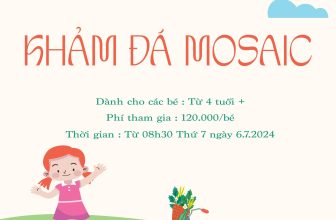 [☕️🇻🇳] Fcoffee 🥤 Top1Coffee ☕️ Lịch WS tuần này, mời cả nhà đăng ký cho bé trải nghiệm:Sáng thứ 7 (ngày 6/7), từ 8h30:
Workshop: khảm đá mosaic 2D
Hoạt động  , shares-0✔️ , likes-4❤️️ , date-2024-07-04 12:24:43🇻🇳🇻🇳🇻🇳📰🆕