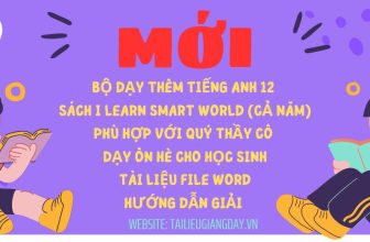 [🆕🇻🇳] Tài Liệu Giảng Dạy – Chuyên đề, đề thi thử tốt nghiệp, giáo án, đề thi-kiểm tra 📚 Top1Learn 📕 Mới
Bộ dạy thêm Tiếng anh 12
sách I Learn Smart World (Cả năm)
Phù hợp với quý thầy cô dạy ôn hè cho học sinh
tài liệu file word – hướng dẫn giải
Ch , shares-1✔️ , likes-4❤️️ , date-2024-07-06 07:28:29🇻🇳🇻🇳🇻🇳📰🆕