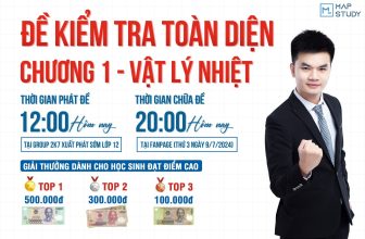 [🆕🇻🇳] Thầy Vũ Ngọc Anh – chuyên luyện thi Vật Lý lớp 10,11,12 📚 Top1Learn 📕 KIỂM TRA TOÀN DIỆN CHƯƠNG 1 – VẬT LÝ NHIỆT (SGK mới)  Phát đề – 12:00 hôm nay
Chữa đề – 20:00 hôm nay  Giải thưởng – 900ca dành cho học sinh điểm cao   Đ , shares-1✔️ , likes-316❤️️ , date-2024-07-08 16:09:24🇻🇳🇻🇳🇻🇳📰🆕