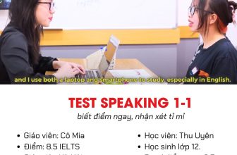 [🆕🇻🇳] IELTS Fighter – Chiến binh IELTS 📚 Top1Learn 📕 TEST SPEAKING 1-1 VỚI GIÁO VIÊN 8.0+
TẠI 60+ CƠ SỞ HOẶC TRỰC TUYẾN
(.) hoặc in.box để hẹn lịch test phù hợp ngay hôm nay– Hoạt động Test Speaking 1-1 + , shares-2✔️ , likes-13❤️️ , date-2024-07-08 21:37:42🇻🇳🇻🇳🇻🇳📰🆕