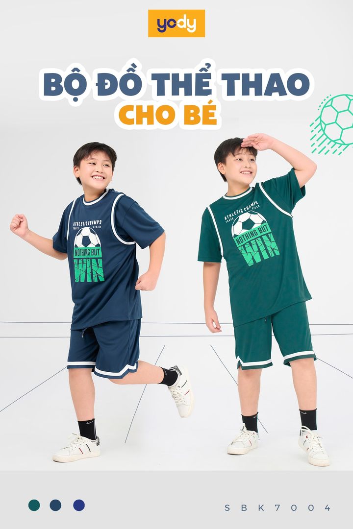 [👗🇻🇳] Yody – Thời trang thiết kế Việt, năng động, giúp khách hàng trẻ trung hơn mỗi ngày 👕 Top1Fashion 👗 – BÉ YÊU NĂNG ĐỘNG – THOẢI MÁI ĐÓN HÈ

cùng BỘ ĐỒ KID THỂ THAO✨

Trong lúc ngh …