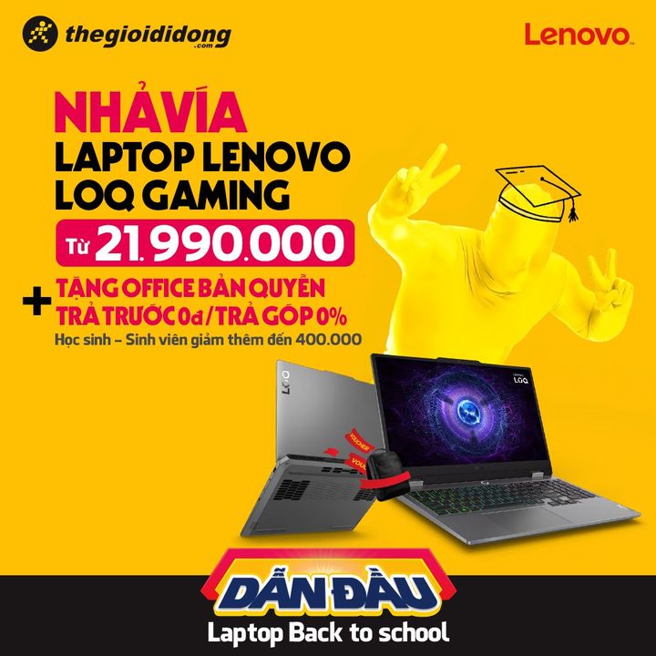 [🛍️🇻🇳] The Gioi Di Dong Joint Stock Company 🛍️ Top1Brand ⭐️ – 📣 Thế Giới Di Động Nhả Vía Mua Laptop Lenovo Loq Gaming Giá Sốc 💥✨ Giá ch …