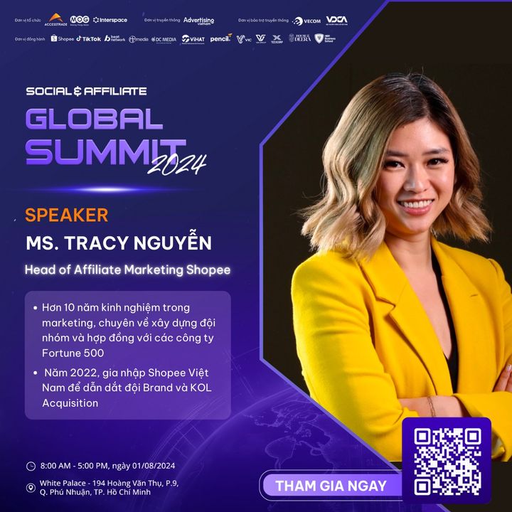 [🤑🇻🇳] ACCESSTRADE là nền tảng Tiếp thị liên kết (Affiliate Marketing) số 1 tại Việt Nam 💲 Top1MMO 🤑 – [SPEAKERS] – SOCIAL & AFFILIATE GLOBAL SUMMIT 2024🎤 Diễn giả: Ms. Tracy Nguyễn – Hea …