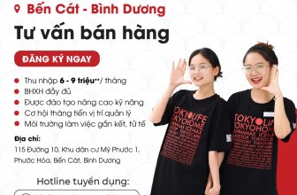 [💼🇻🇳] Tuyển Dụng TokyoLife  👁 Top1Jobs👥 [BẾN CÁT] TOKYOLIFE ĐANG TUYỂN DỤNGVị trí: Nhân viên Tư vấn bán hàng
Đăng ký ứng tuyển ngay tại:
Thu nhập cạnh tranh , shares-8✔️ , likes-10❤️️ , date-2024-07-21 16:00:23🇻🇳🇻🇳🇻🇳📰🆕