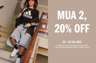 [🆕🇻🇳] Adidas Việt Nam 👕 Top1Fashion 👗  Bạn đã sẵn sàng bước vào năm học mới trong giao diện cực cool? Đừng bỏ lỡ cơ hội săn items chất nhà adidas với siêu ưu đãi:
Mua 2 sản phẩm, giảm ngay 20%  , shares-0✔️ , likes-26❤️️ , date-2024-08-08 18:00:39🇻🇳🇻🇳🇻🇳📰🆕