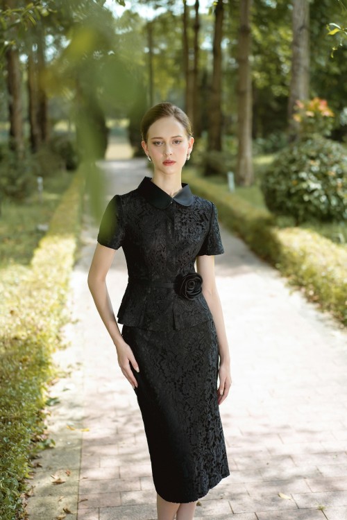 [🛒🇻🇳]NEW ARRIVAL – Black Lace Blouse With Flower – , SKU – – sixdo.vn 🇻🇳🛒Top1Shop🛒 🇻🇳Top1Vietnam🇻🇳 🛍🛒🇻🇳