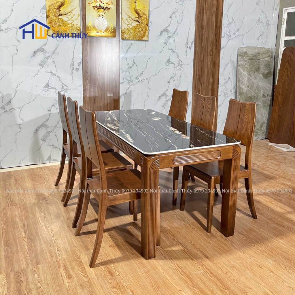 [🛒🇻🇳]Bàn ăn 6 ghế gỗ tự nhiên mặt đá màu đen BA06 – Đồ gỗ Đê La Thành giá rẻ – , SKU – – noithatcanhthuy.com 🇻🇳🛒Top1Shop🛒 🇻🇳Top1Vietnam🇻🇳 🛍🛒🇻🇳