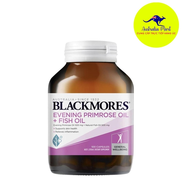 [🛒🇻🇳]Blackmores Evening + Fish Oil - Viên uống tinh dầu hoa anh thảo kết hợp với dầu cá (100 viên) - Australia Mart , SKU - Đang cập nhật - australiamart.com.vn 🇻🇳🛒Top1Shop🛒 🇻🇳Top1Vietnam🇻🇳 🛍🛒🇻🇳