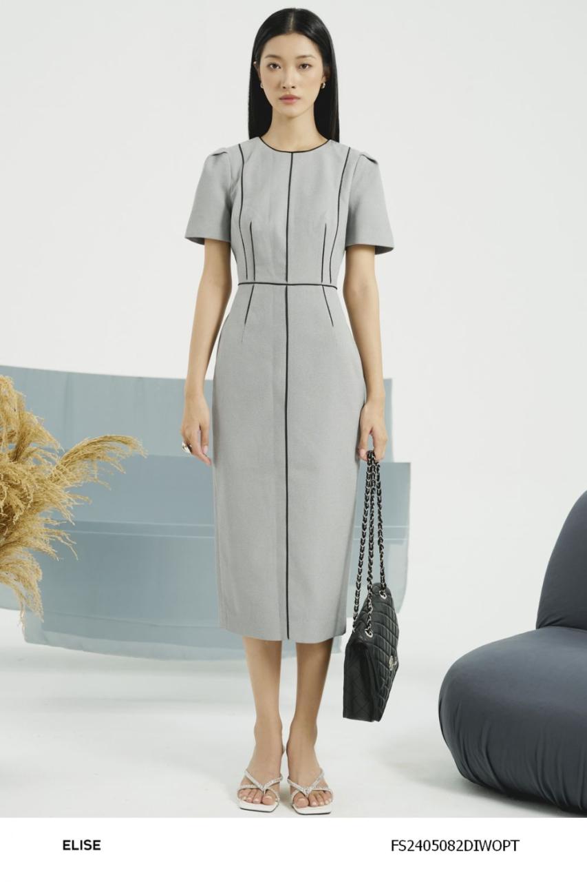 [🛒🇻🇳]ĐẦM ÔM HT ĐEN TRẮNG VIỀN LÉ ĐEN – , SKU – FS2405082DIWOPT – elise.vn 🇻🇳🛒Top1Shop🛒 🇻🇳Top1Vietnam🇻🇳 🛍🛒🇻🇳