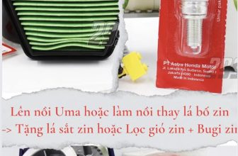 [🆕🇻🇳] 299.vn – Bike services for bike lovers by bike experts 🚗 Top1Go 🏍️  Cuối tuần này shop có chuyện vui nên sẽ nghỉ ngày 22-23/4, vậy nên tuần này chơi lớn nhé anh em:Thay nồi Uma hoặc làm nồi thay lá bố zin —> sẽ được tặng , shares-3✔️ , likes-134❤️️ , date-2023-04-16 15:16:04🇻🇳🇻🇳🇻🇳📰🆕